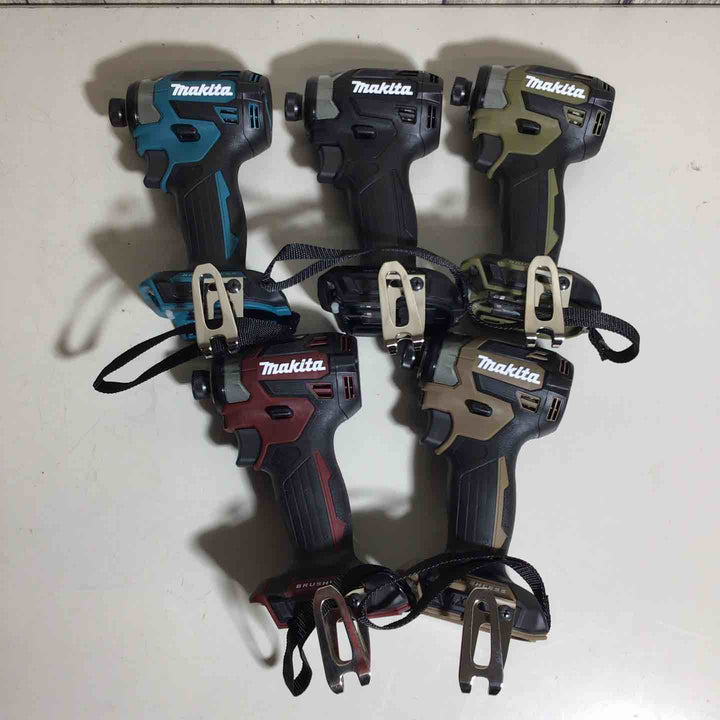 【未使用品】 マキタ makita コードレス インパクトドライバー TD173DZ 5色セット インパクト ブルー ブラック オリーブ ブラウン レッド 限定色 【戸田店】