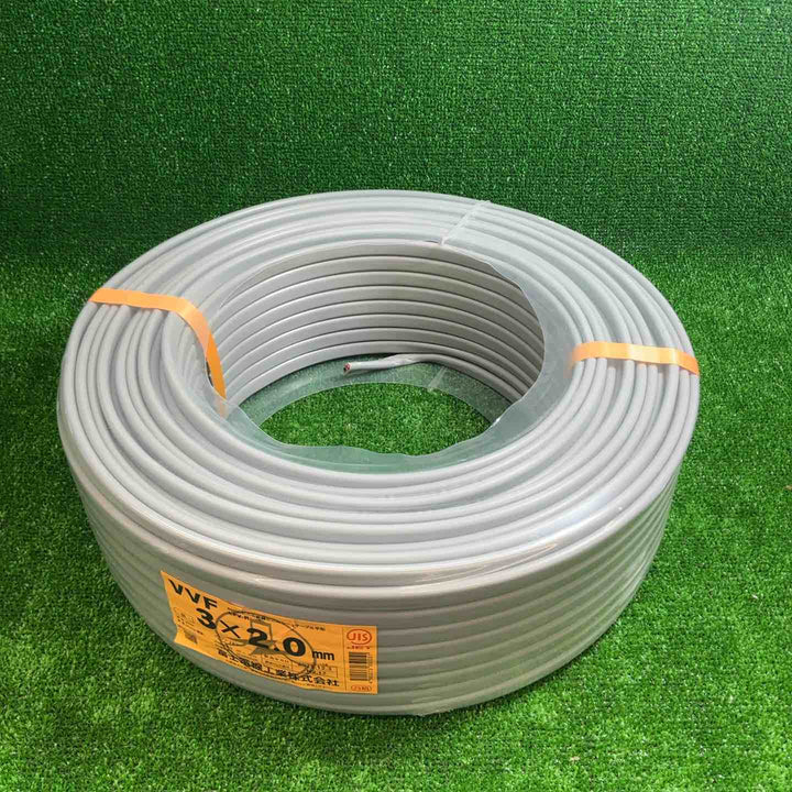 【未使用品】 富士電線 VVFケーブル 3芯×2.0mm 黒・白・赤 製造年2025 【藤沢店】