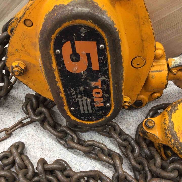 【店頭受取り限定】◇キトー(KITO) チェンブロック チェーンブロック 5t M3形 CB050【八潮店】