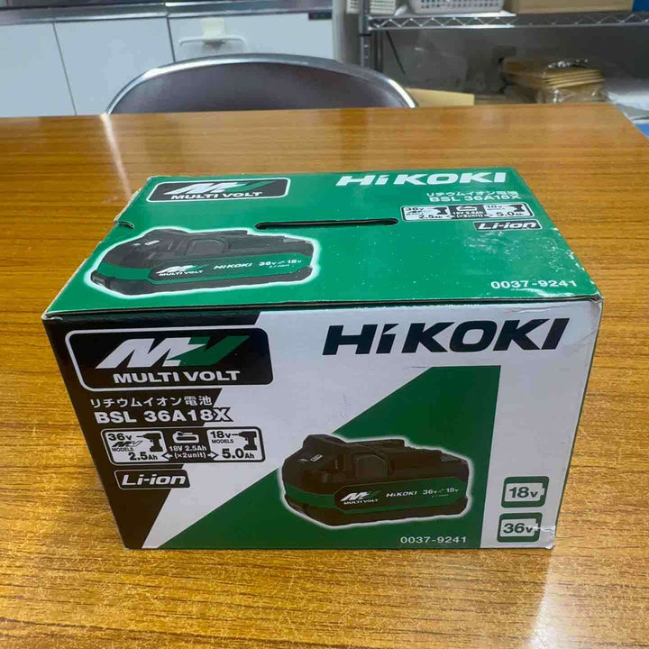 【未使用・特別特価！】 ハイコーキ HiKOKI マルチボルト コードレスインパクトドライバ WH36DD(NNB) 本体+バッテリセット！ 【桶川店】