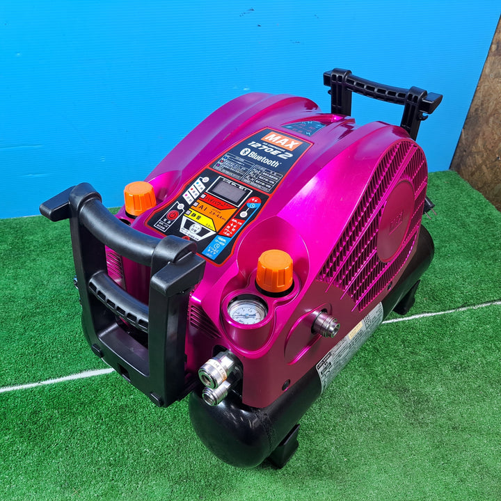 ◇マックス(MAX) 高圧専用エアコンプレッサー AK-HH1270E2 ブライトマゼンタ【岩槻店】