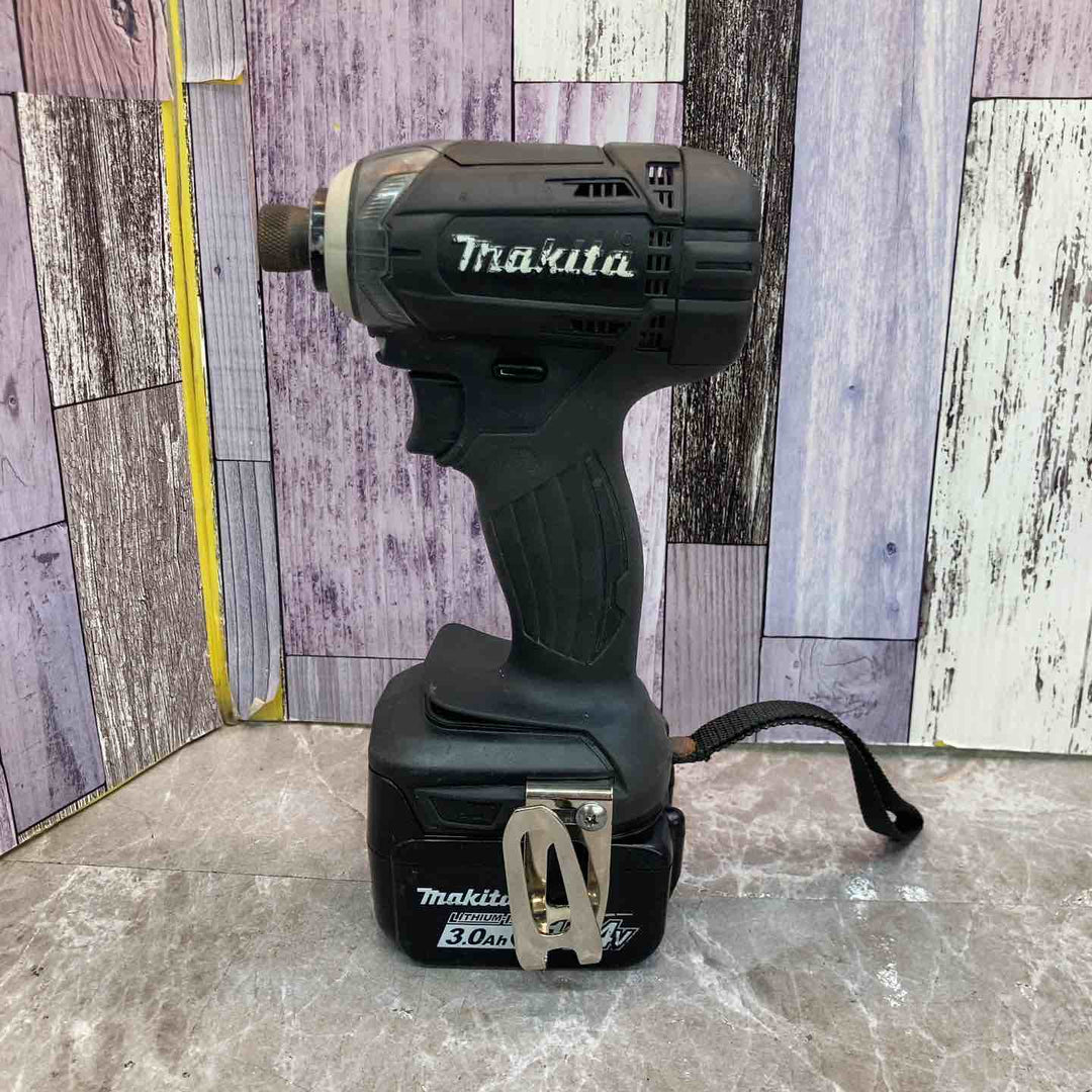 【中古品】マキタ makita 14.4V 3.0Ah コードレスインパクトドライバー TD138DRFXB フルセット【八潮店】