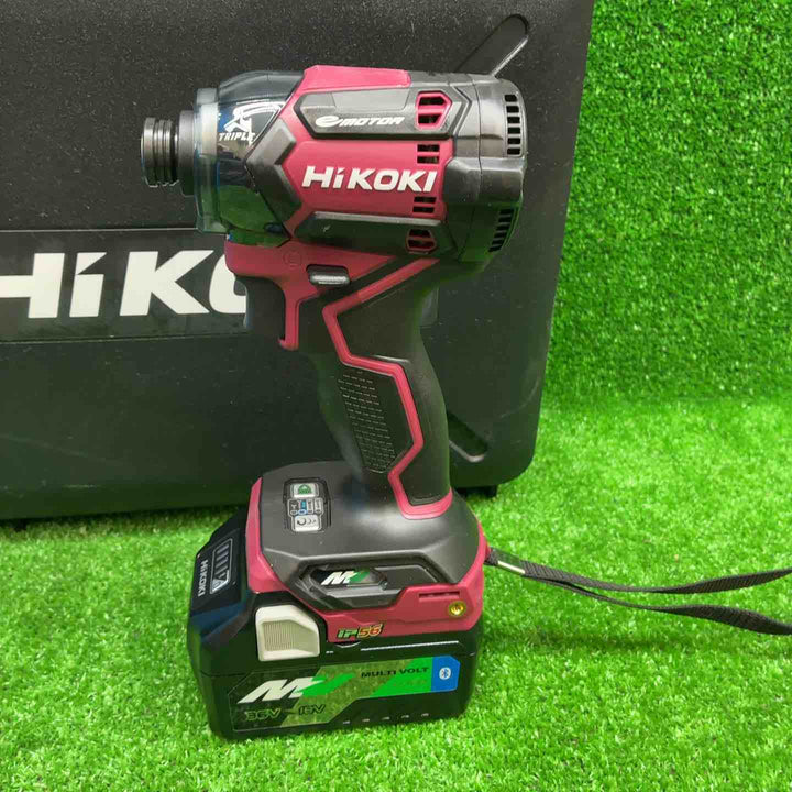 ハイコーキ(HIKOKI ※旧:日立工機) コードレスインパクトドライバ WH36DC(2XPS)(R) Bluetooth対応電池【藤沢店】