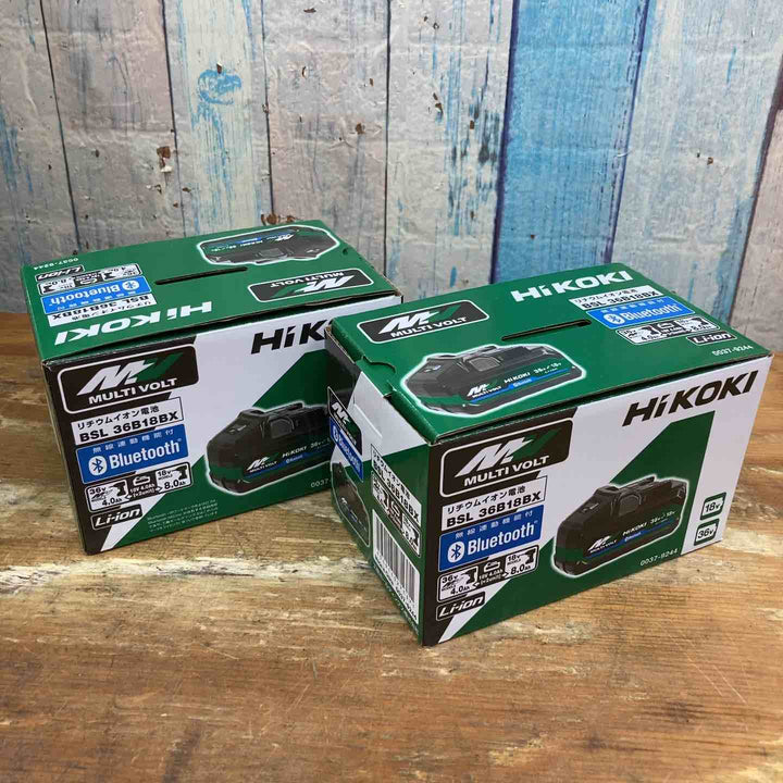 【未使用品】★ハイコーキ(HIKOKI ※旧:日立工機) リチウムイオンバッテリー 36V/4.0Ah BSL36B18BX 2個セット【柏店】