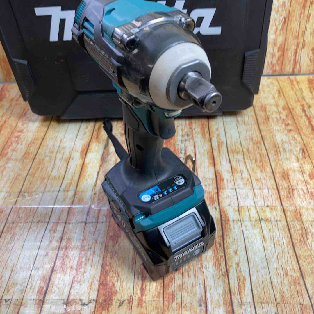 マキタ(Makita) 40Vmax充電式インパクトレンチ 2.5Ah バッテリ2本・充電器・ケース付 TW004GRDX【川崎店】