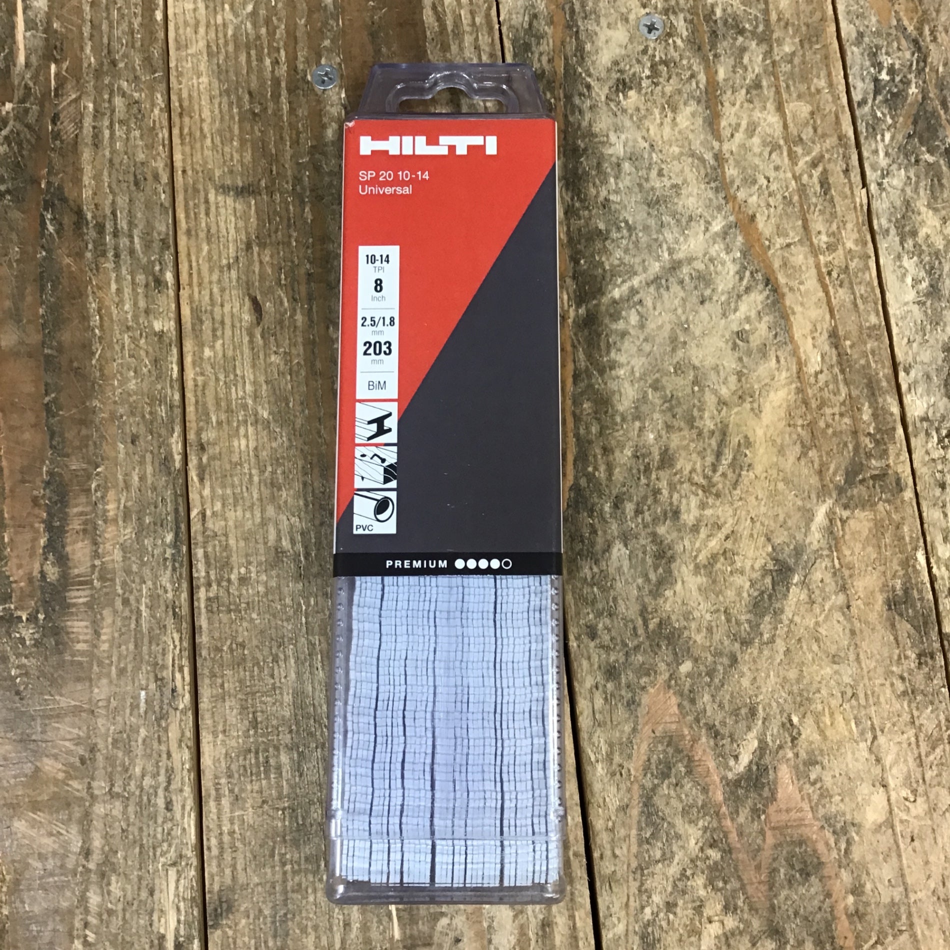 〇ヒルティ(HILTI) レシプロソーブレード SP20 10-14Univaesal(35枚) 203mm×1.3mm×19mm  #2267011【所沢店】