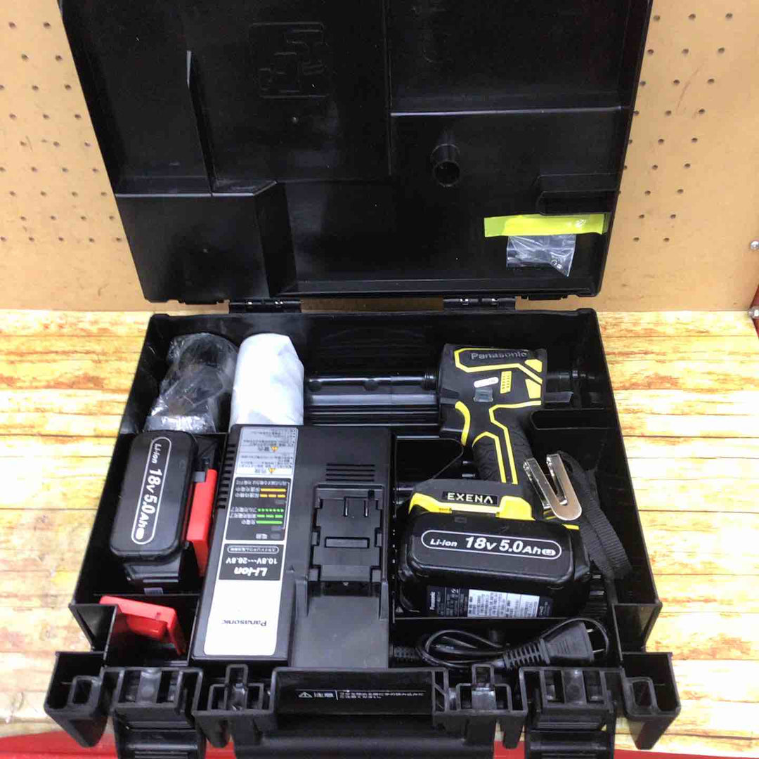 パナソニック/Panasonic 充電インパクトドライバー EZ1PD1 デュアル(14.4V/18V対応) EXENA イエロー EZ1PD1J18A1Y【川崎店】