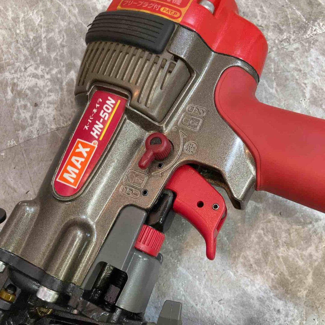 【中古品】★マックス MAX 50mm 高圧エア釘打ち機 HN-50N 本体のみ【八潮店】