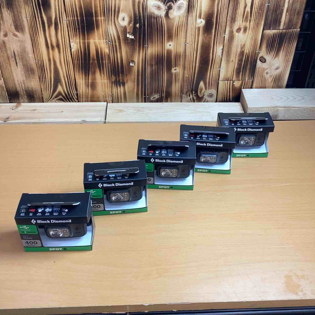 Black Diamond スポット400-R グラファイト 防水機能付き 5個セット 86 グラム軽量型【越谷店】