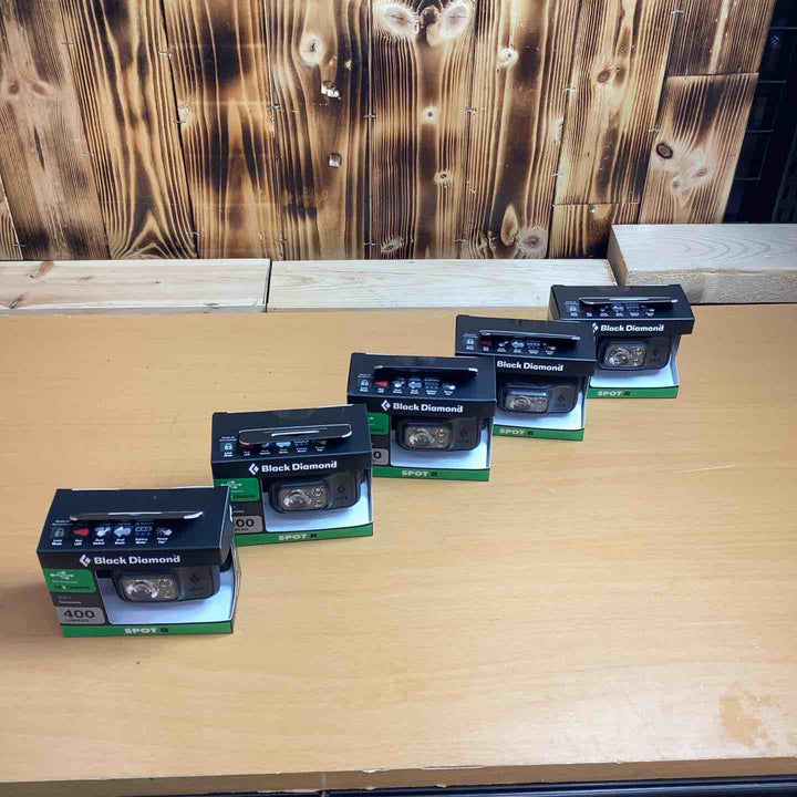 Black Diamond スポット400-R グラファイト 防水機能付き 5個セット 86 グラム軽量型【越谷店】