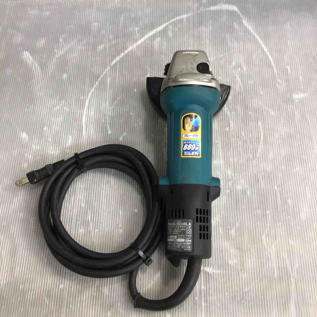 ☆マキタ(makita) ディスクグラインダ 低速高トルク ブレーキ付 100mm 9533BLA【草加店】