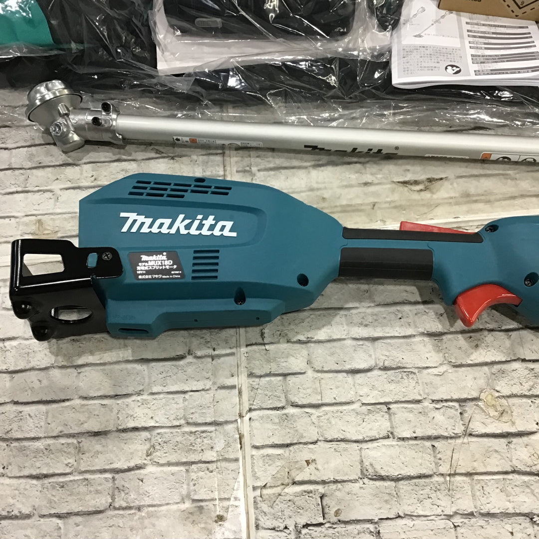 〇マキタ(Makita) 充電式スプリット草刈機 18V6Ah 刈払アタッチメント・バッテリ・充電器・ツールバッグ付 MUX18DRGM【川口店】