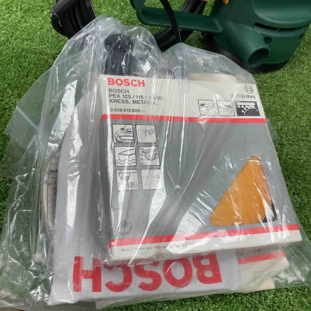 ◇BOSCH ボッシュ 吸じんランダムアクションサンダー PEX125AE スイス製新品布製ダストバッグ付【川崎店】