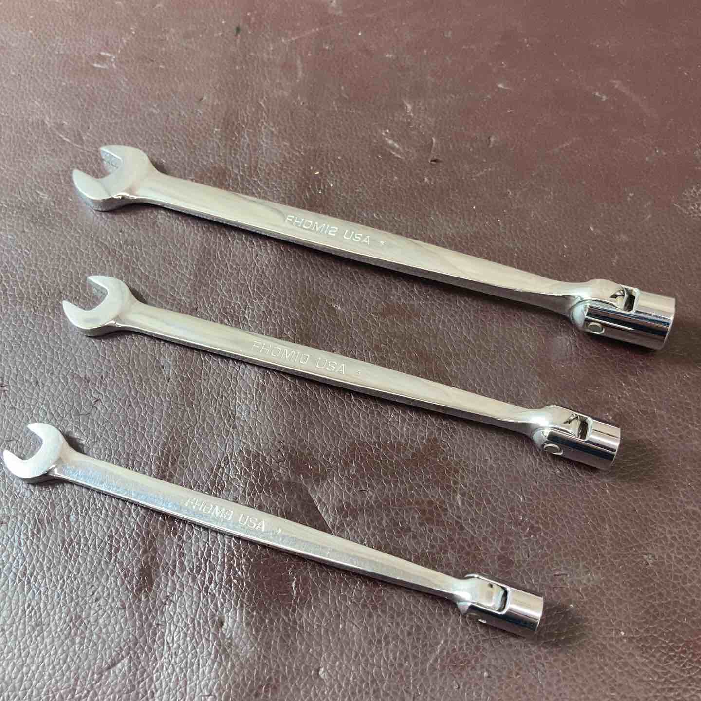 中古品】スナップオン(Snap-on) フレックスコンビネーションレンチ 3本