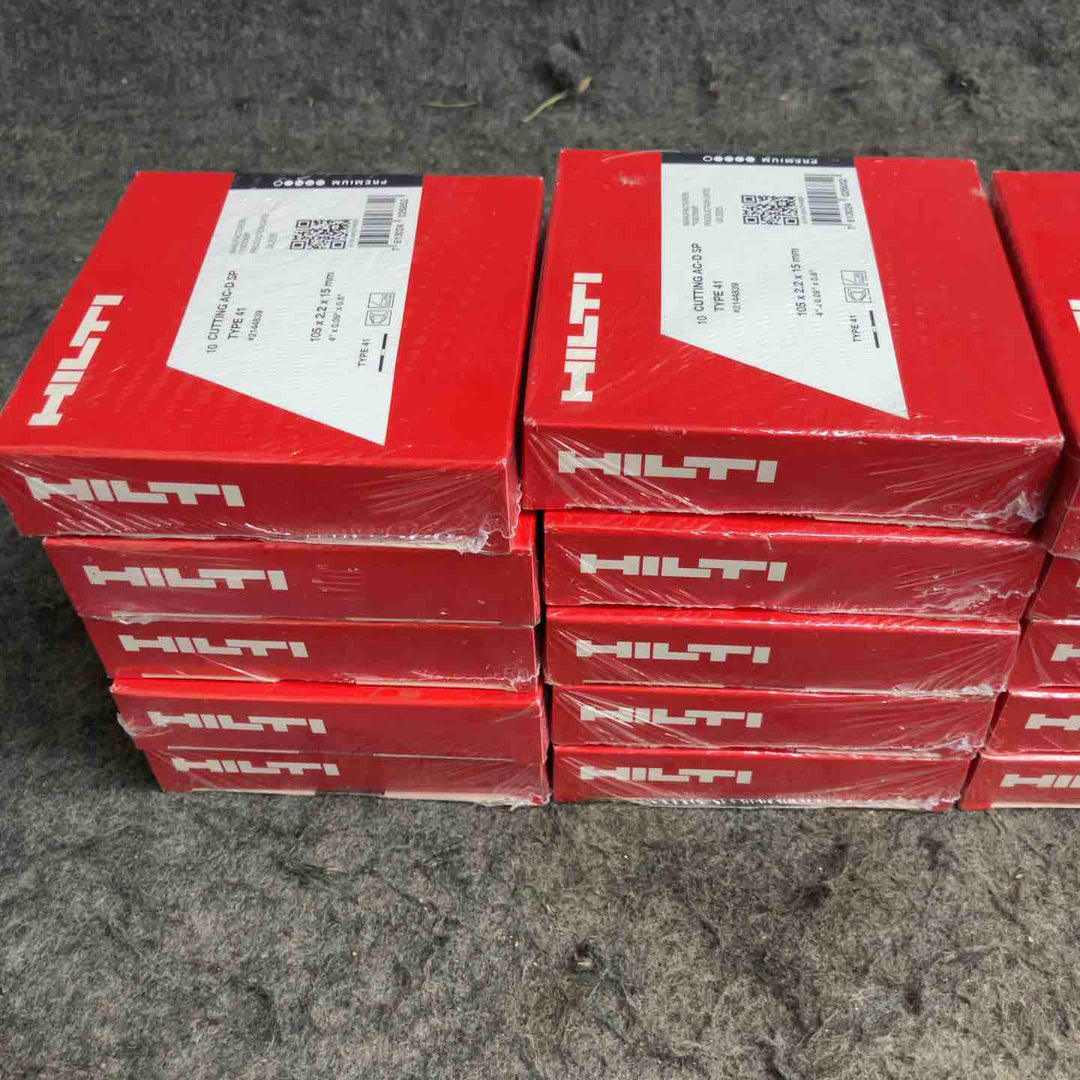 HILTI ヒルティ/切断砥石/AC-D SP TYPE41 105×2.2×15mm＃2144839*29点 計290枚 有効期限 2028年1月と4月【鴻巣店】