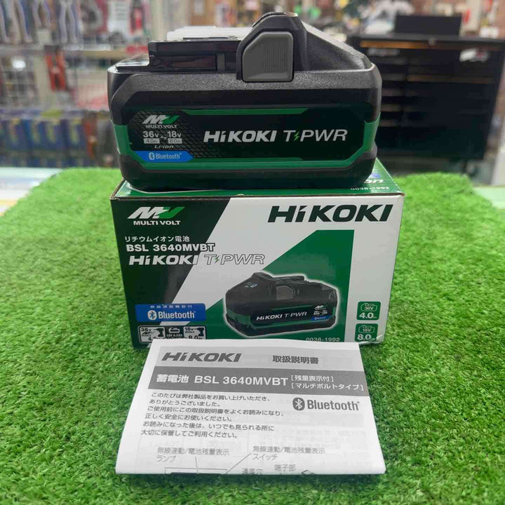【未使用】 ハイコーキ HiKOKI マルチボルトバッテリー 高出力モデル Bluetooth内蔵 36V/4.0Ah BSL3640MVBT 【桶川店】