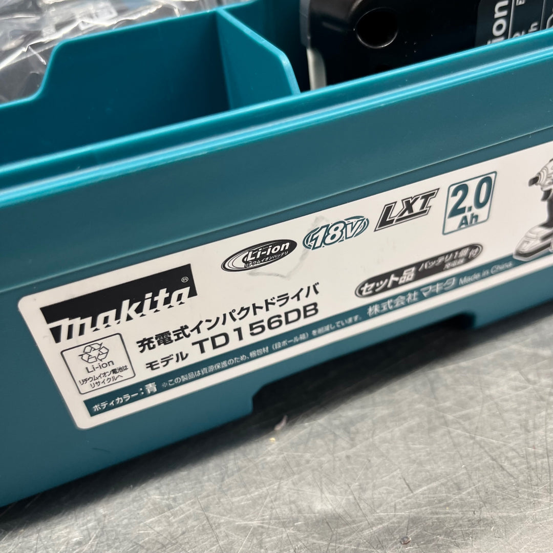 【未使用(店頭展示品)】★マキタ(makita) コードレスインパクトドライバー TD156DB【東大和店】