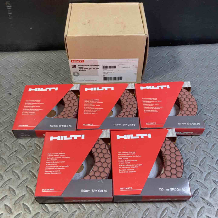 ◇ヒルティ(HILTI) 130 SPX  SPX 仕上げパッド (130mm)　30枚入り #2207450【草加店】