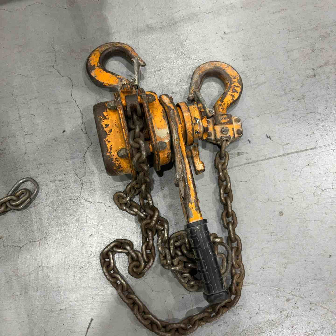 【中古品】KITO/キトー レバーブロック L5型 LB016 荷重1.6t/1.6トン 揚程1.5m 3台セット【川口店】