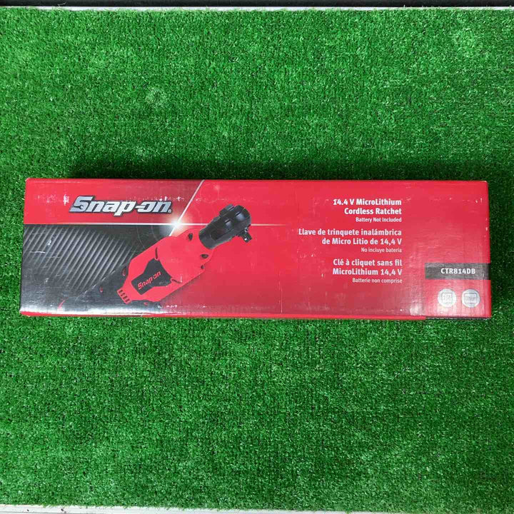 スナップオン/Snap-on 14.4V 1/4sq コードレスラチェット CTR814DB 本体のみ レッド【岩槻店】