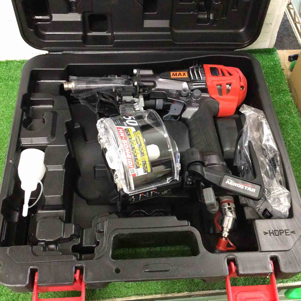 ★マックス(MAX) 高圧エア釘打ち機 HN-50N4(D)-G【町田店】 ☆マックス(MAX) 高圧エア釘打ち機 HN-50N4(D)-G【町田店】 – アクト