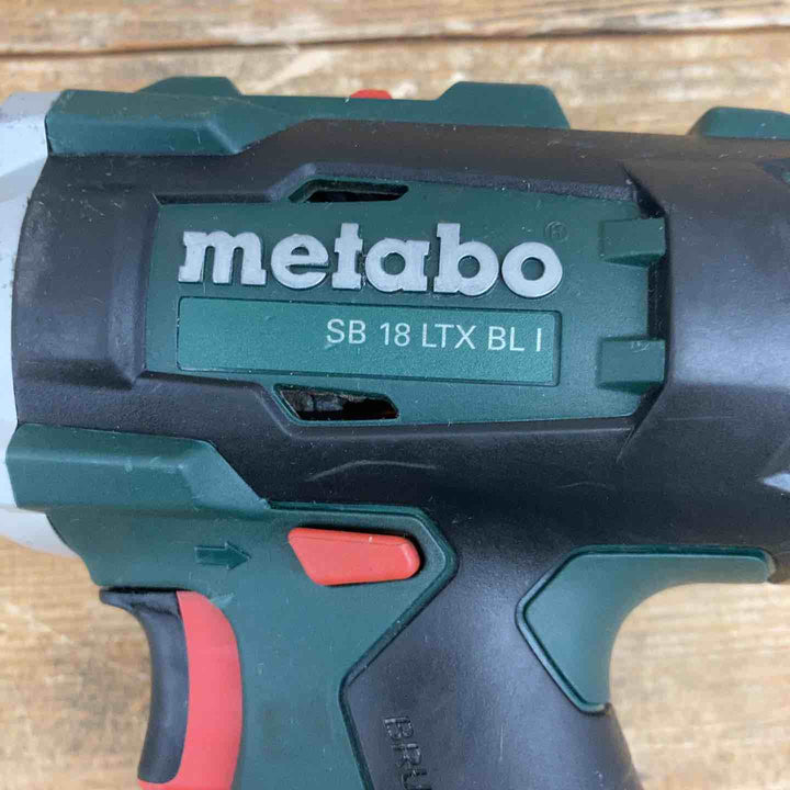【超お得】 【中古品】 metabo メタボ (日立工機：ハイコーキ) SB18LTXBLI 18V 振動ドリルドライバー バッテリー6個付属 ドイツ製 DIY 【東大和店】