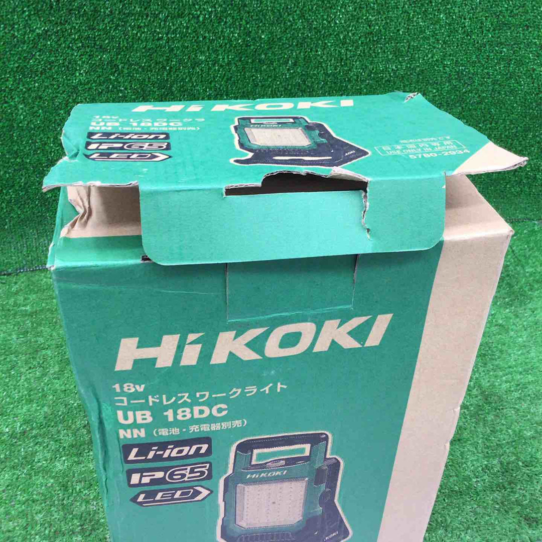 【未使用品】☆ハイコーキ(HIKOKI ※旧:日立工機)18V コードレス LED ワークライト  UB18DC(NN)【桶川店】