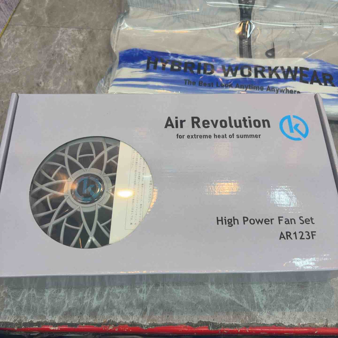 ◇Air Revolution 空調服 ファン バッテリーセット 4Lサイズ AR123【八潮店】