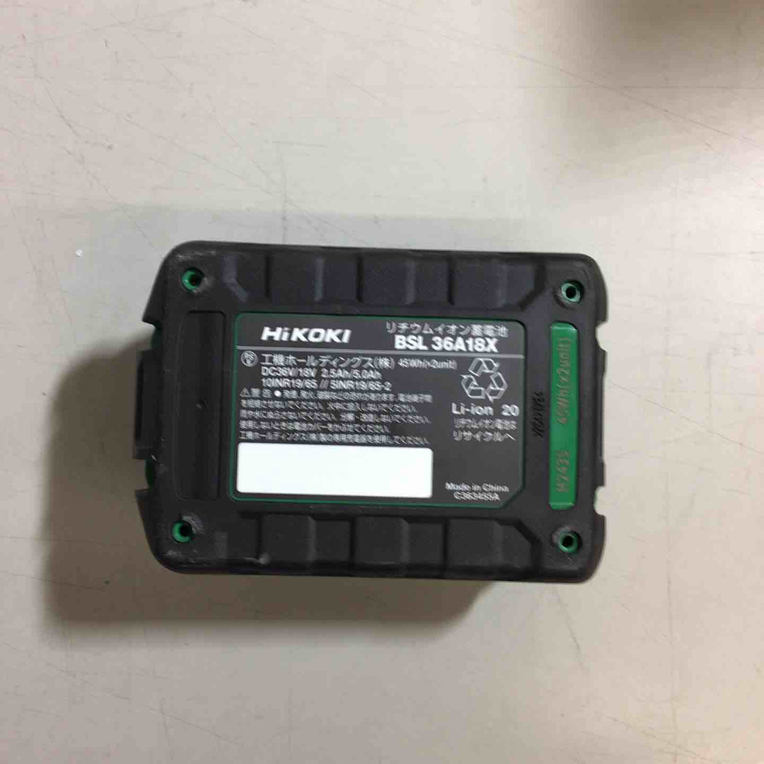 ★ハイコーキ(HIKOKI ※旧:日立工機) リチウムイオンバッテリー 36V/2.5Ah BSL36A18X【戸田店】