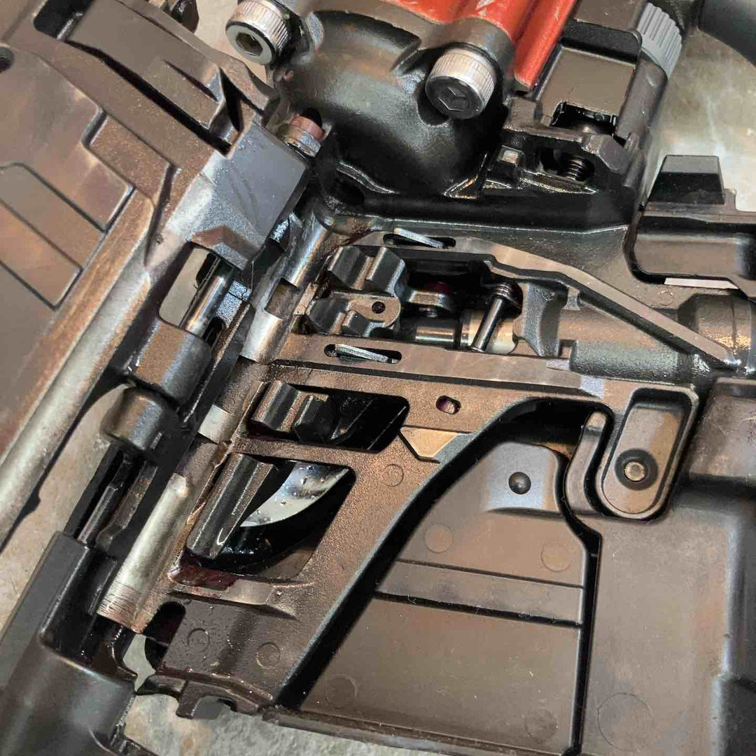 【中古品】★マックス MAX 90mm 高圧エア釘打ち機 HN-90N5(D)-R マガジン割れ有り【八潮店】