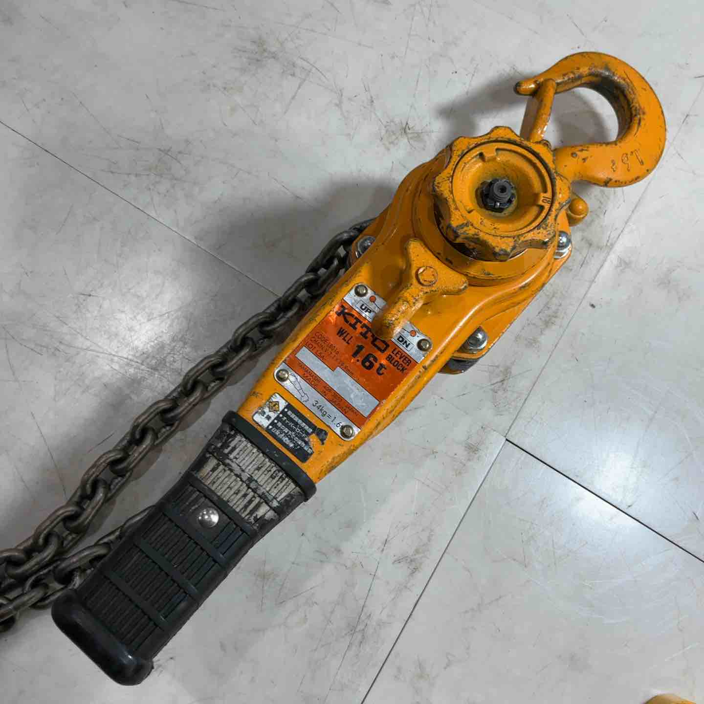 ☆KITO(キトー) レバーブロック LB016【川口店】 – アクトツール