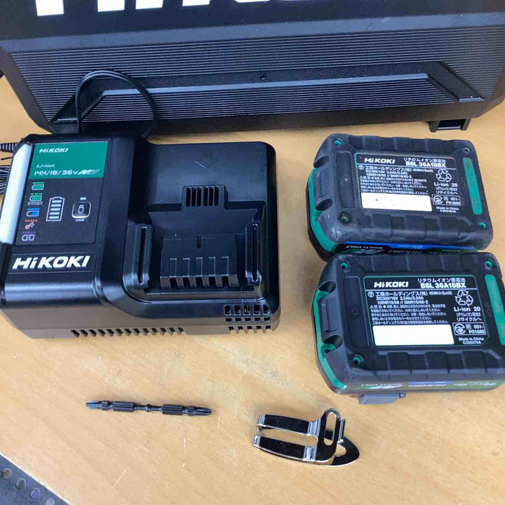 ★ハイコーキ(HIKOKI ※旧:日立工機) コードレスインパクトドライバ アグレッシブグリーン WH36DD(2XHLSZ)【越谷店】