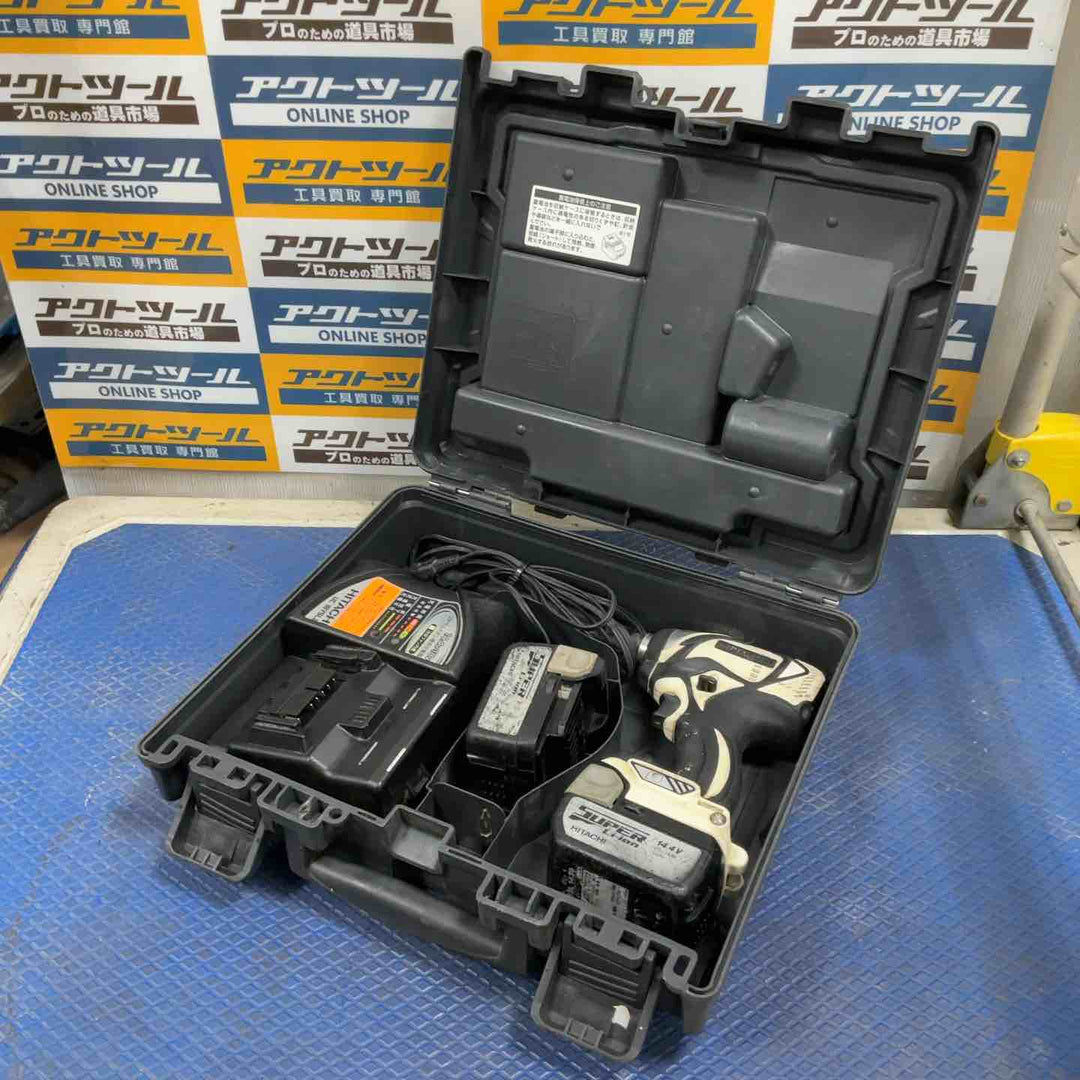 ★ハイコーキ(HIKOKI ※旧:日立工機) コードレスインパクトドライバー WH14DBAL(2LSCK)(W)【草加店】