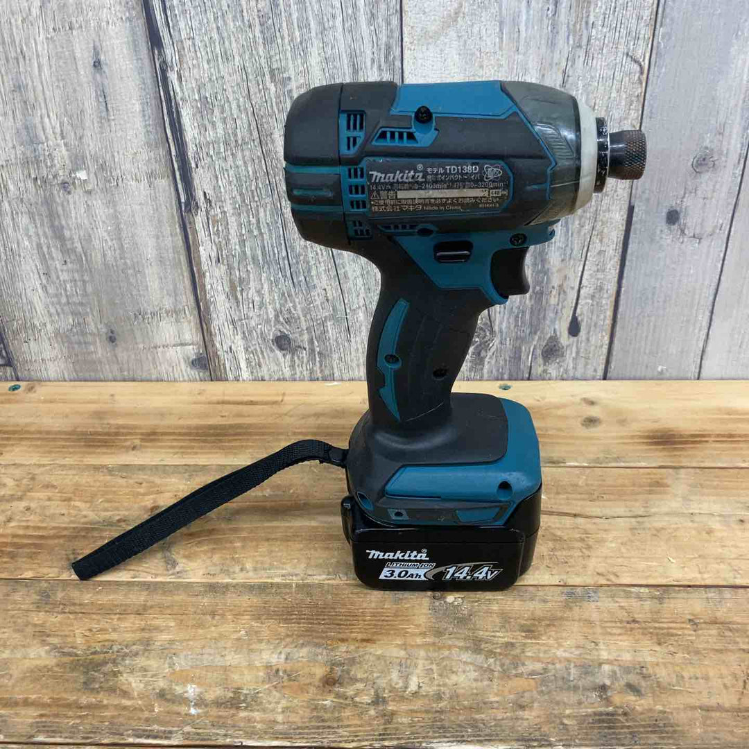 マキタ(makita) コードレスインパクトドライバー TD138DRFX　【東大和店】