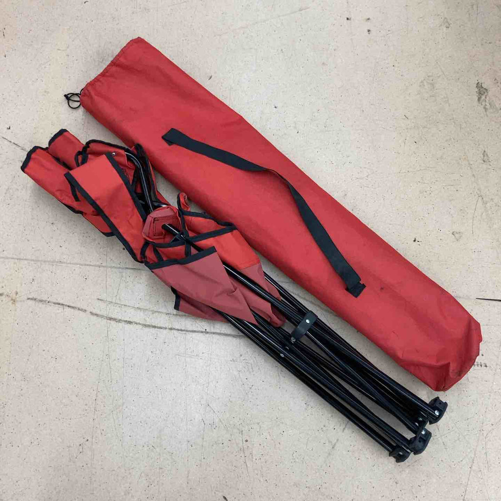中古品】 マックツール(MACTOOLS) キャンピングチェア レッド 【東大和