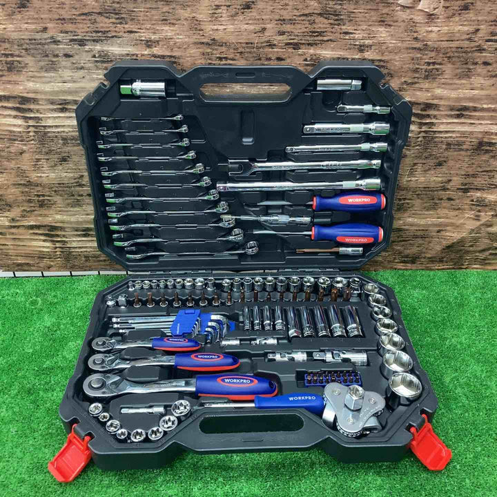 WORKPROソケットレンチ123点セットW003025AJ　※一部摩耗痕あり【川越店】