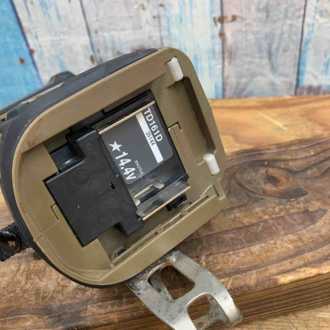 【中古品】★マキタ(makita) コードレスインパクトドライバー TD161DGXAB 14.4V フルセット ブラウン【柏店】