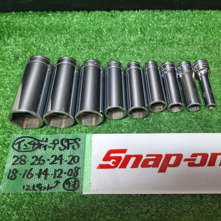 スナップオン/Snap-on 3/8sq ラチェット FK830、ブレーカーバー F10L、ディープソケット SFS 8個 SF121 計11点セット【岩槻店】