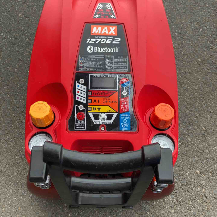 【中古品】 マックス/MAX エアコンプレッサー・AK-HL1270E2 【桶川店】