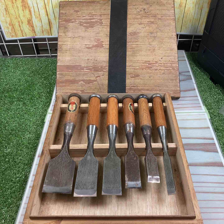 鑿 銘：助丸 墨流し６本組【川崎店】