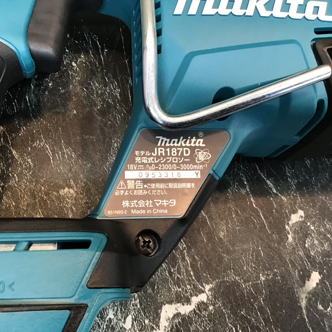 ★マキタ(makita) コードレスレシプロソー JR187DZ【八潮店】