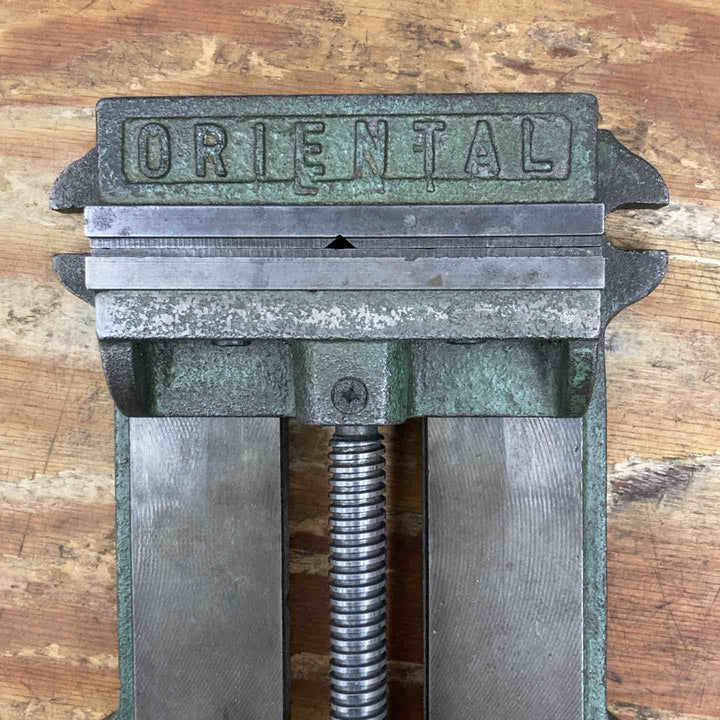 送料無料【中古品】ORIENTAL オリエンタル 万力 バイス 口巾550mm, 重量9kg【柏店】