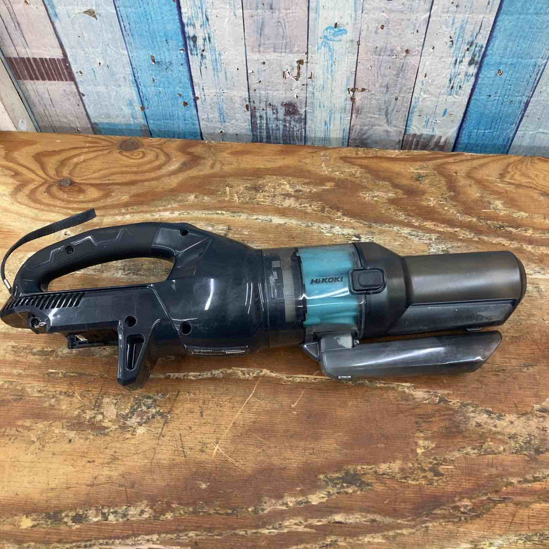 ◇HiKOKI(ハイコーキ) 36V 2段サイクロン式 コードレス クリーナー R36DB(SC)(NNAB)　本体のみ限定色カーボングレー＆アクアブルー【柏店】