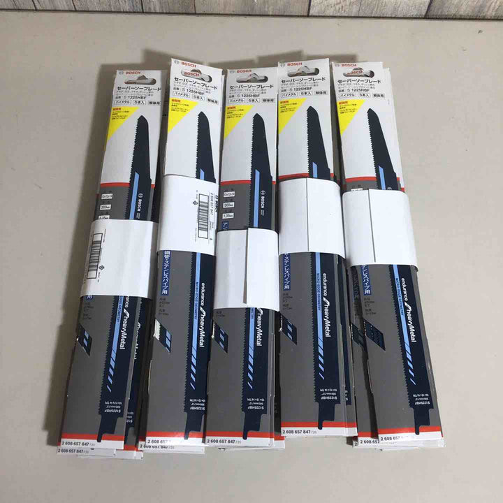 【未使用品】 BOSCH ボッシュ セーバーソーブレード S1225HBF 5枚入×25セット 【戸田店】