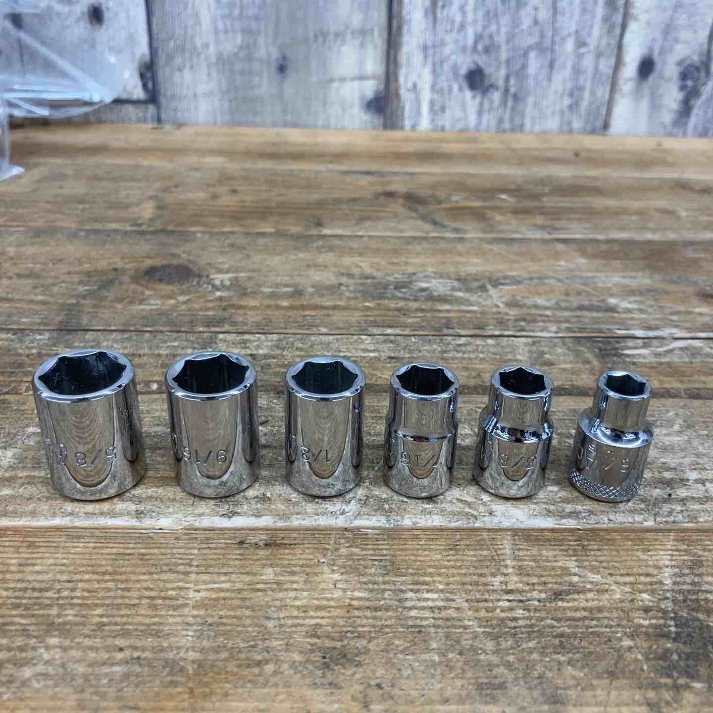 中古品】 マックツール(MAC TOOLS) ソケットまとめ X126R~X186R、X206R