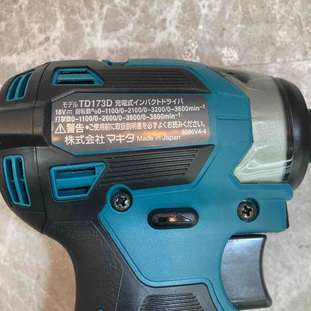 【美品】★マキタ(makita) コードレスインパクトドライバー TD173DZ【八潮店】