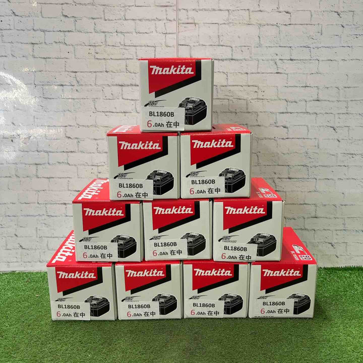 お得なセット品♪マキタ(makita) リチウムイオンバッテリー 18V/6.0Ah BL1860B 10個セット【町田店】