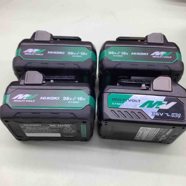 ハイコーキ バッテリー BSL36A18×1個 / BSL36A18X×3個 まとめ売り 現状品 保証なし 【越谷店】