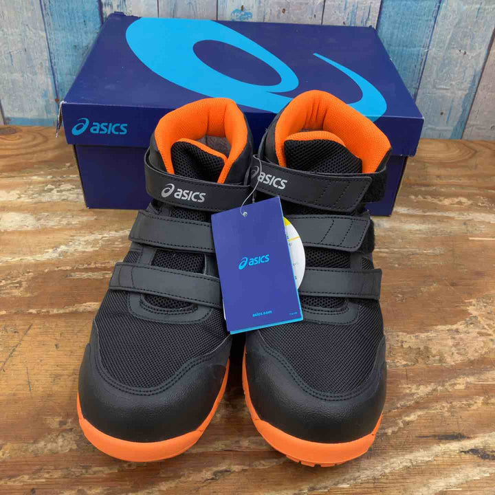 【未使用品】アシックス ウィンジョブ CP601 G-TX  ブラック×シルバー ハイカット 26.5cm【柏店】