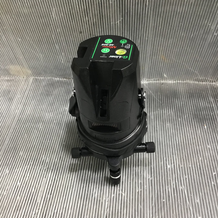【中古美品】 アックスブレーン(AX BRAIN) AG-305 墨出し器 受光器対応 高輝度 グリーンレーザー (屋内・屋外兼用) 【草加店】